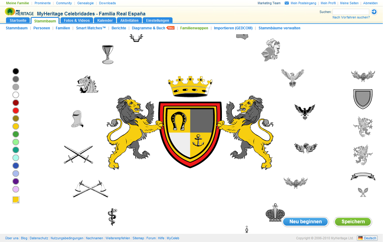 MyHeritage.de - Wappen Wappen und Heraldik