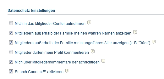 Datenschutzeinstellungen Zum Vergrößern bitte Bild anklicken.