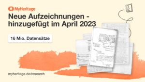 MyHeritage fügt 20 historische Sammlungen im April 2023 hinzu