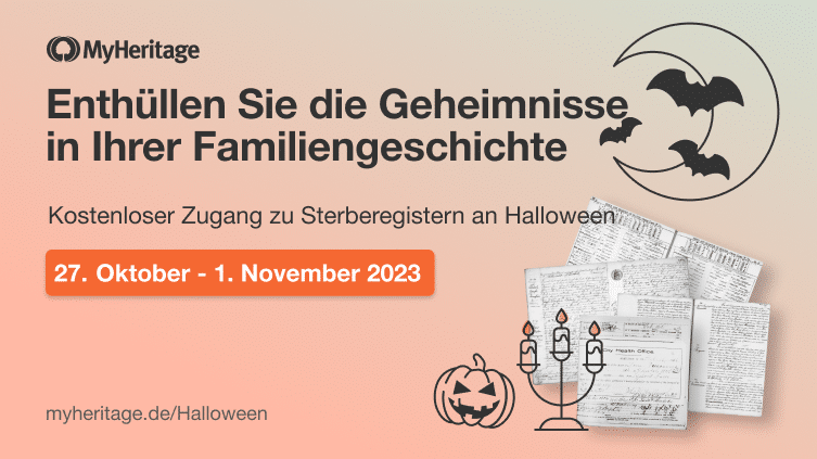 Zu Halloween: Entschlüsseln Sie die Vergangenheit mit MyHeritage