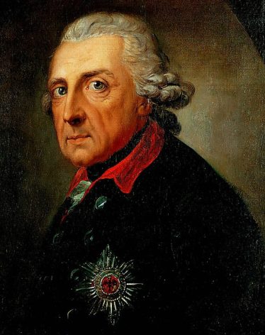 Friedrich II., Gemälde von Anton Graff, 1781. Quelle: Wikipedia