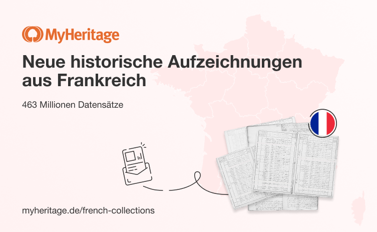 MyHeritage veröffentlicht 463 Millionen historische Aufzeichnungen aus Frankreich