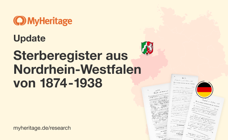 Aktualisierung des Sterberegisters von 1874-1938 aus Nordrhein-Westfalen