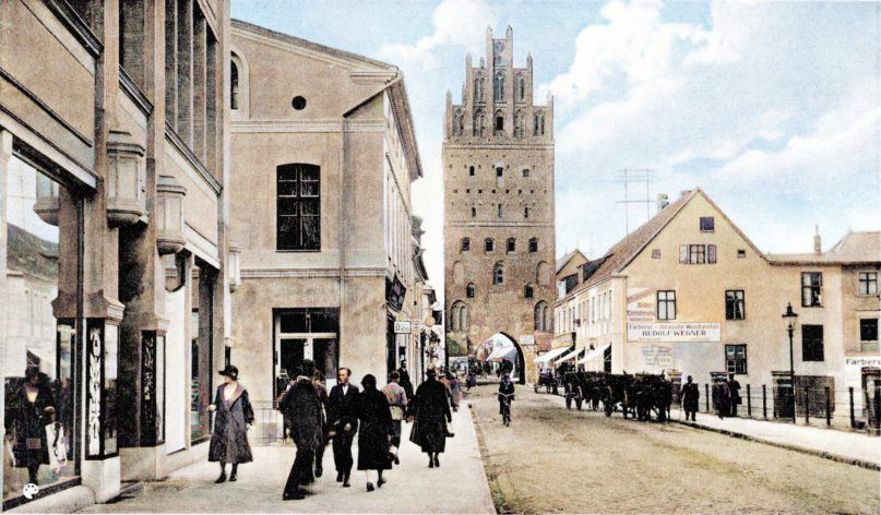 Ansicht der Postkarte, koloriert mit MyHeritage in Color