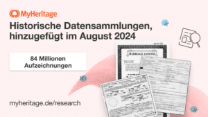 Über 84 Millionen historische Datensätze hinzugefügt