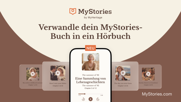 Neu: Verwandeln Sie Ihr MyStories-Buch in ein Hörbuch