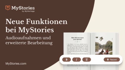 Neue Funktionen auf MyStories: Audioaufnahme und verbesserte Bearbeitung