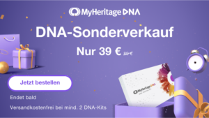 Sonderangebot auf MyHeritage DNA