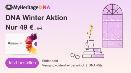 Winter Sale auf MyHeritage DNA