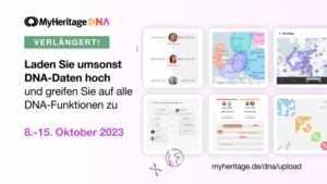 Angebot verlängert: Laden Sie Ihre DNA-Daten zu MyHeritage hoch und genießen Sie kostenlosen Zugang zu allen DNA-Funktionen