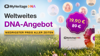 MyHeritage DNA Kit zum niedrigsten Preis aller Zeiten in Deutschland