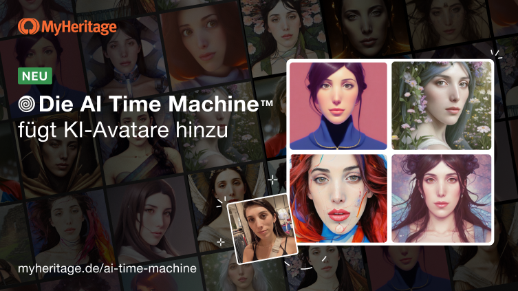 Neu: Die AI Time Machine™ fügt KI-Avatare hinzu