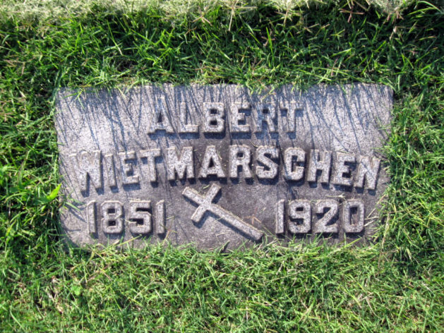 Grabstein von Albert von Wietmarschen