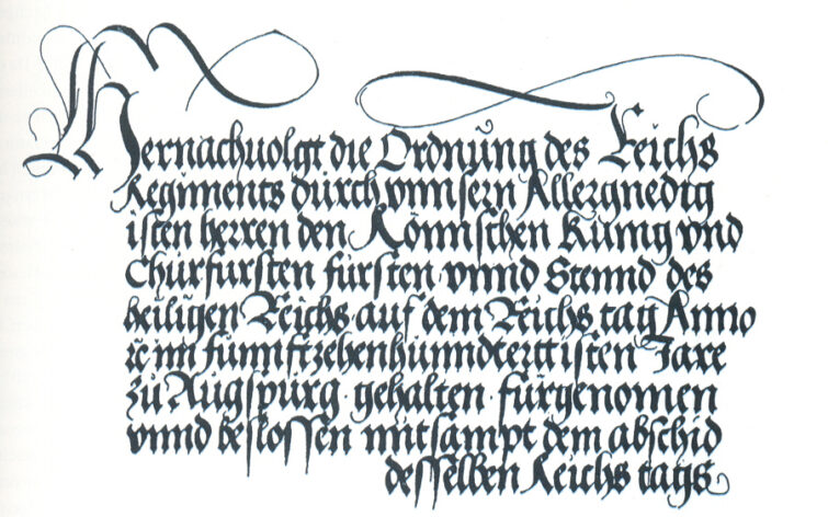 Kanzleischrift altdeutsche schrift