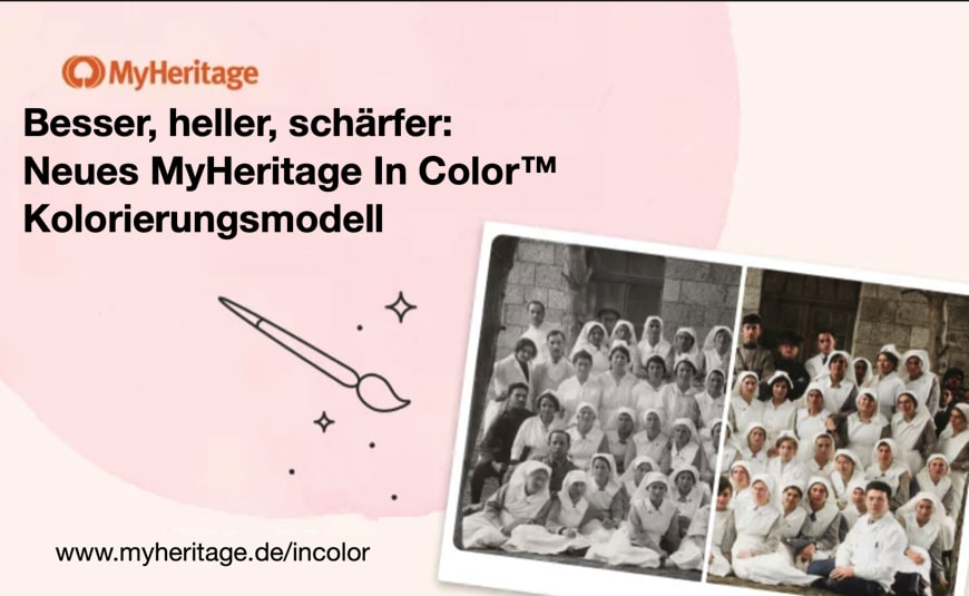 Neues und verbessertes Kolorierungsmodell für MyHeritage In Color™