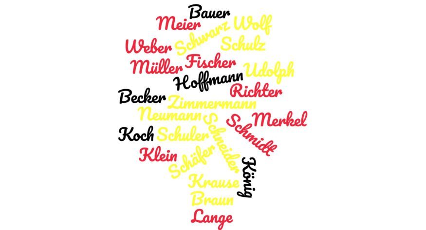 Woher kommen und was bedeuten Familiennamen in Deutschland?