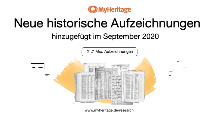 Historische Aufzeichnungen – hinzugefügt im September 2020