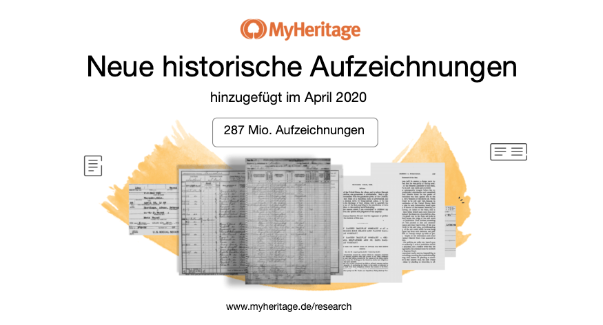 Historische Aufzeichnungen – im April 2020 hinzugefügt