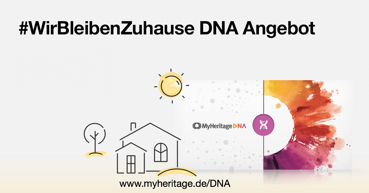 #WirBleibenZuhause: große Rabattaktion auf MyHeritage DNA