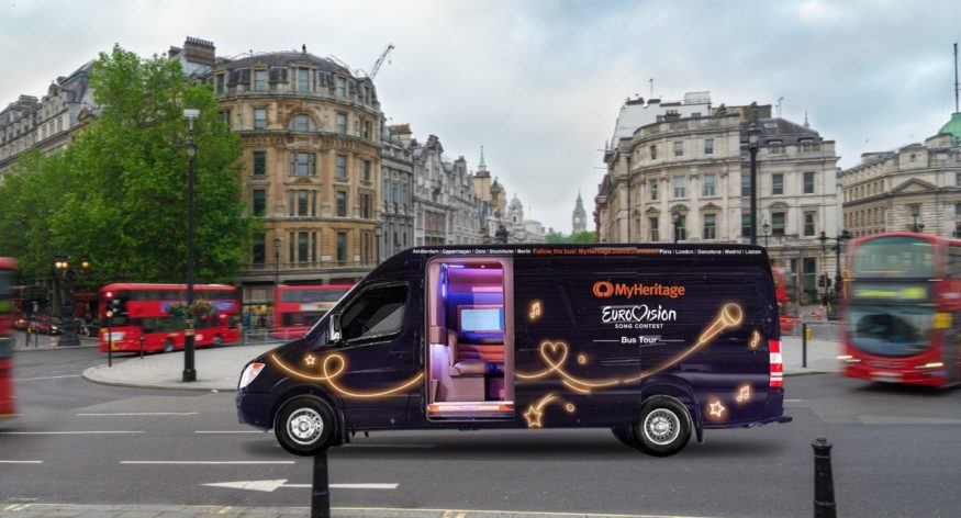 Ratet mal, wer bei der MyHeritage Eurovision Bus Tour dabei ist?