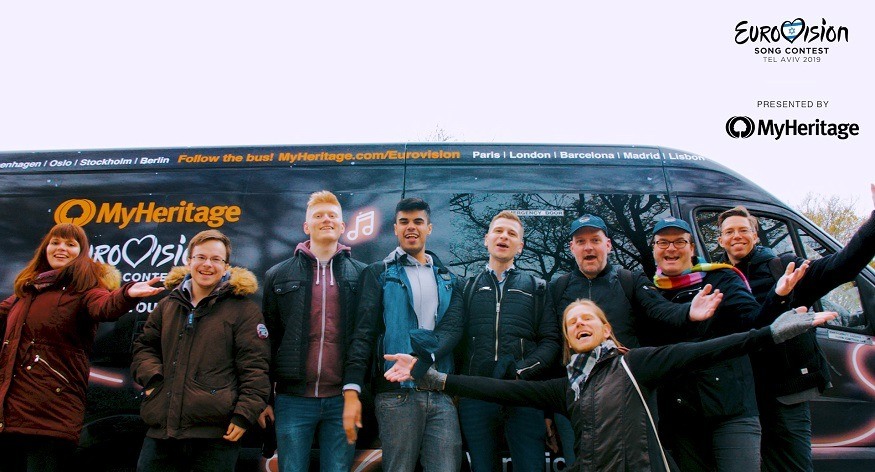 Die MyHeritage ESC Bus Tour – ein Rückblick