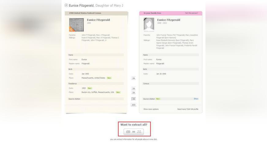 NEU: Stammbaumprofile anhand historischer Aufzeichnungen hinzufügen
