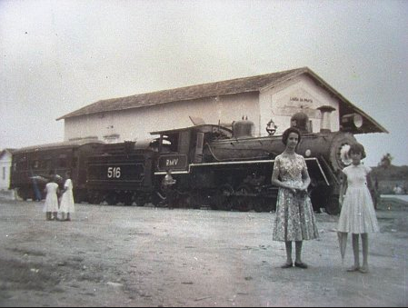 Estação do trem de Lagoa da Patra de 1950